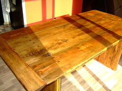 Custom built table from David Persolja.