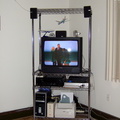 New cleaner arrangement of the TV rack.